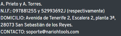 Datos de Contacto